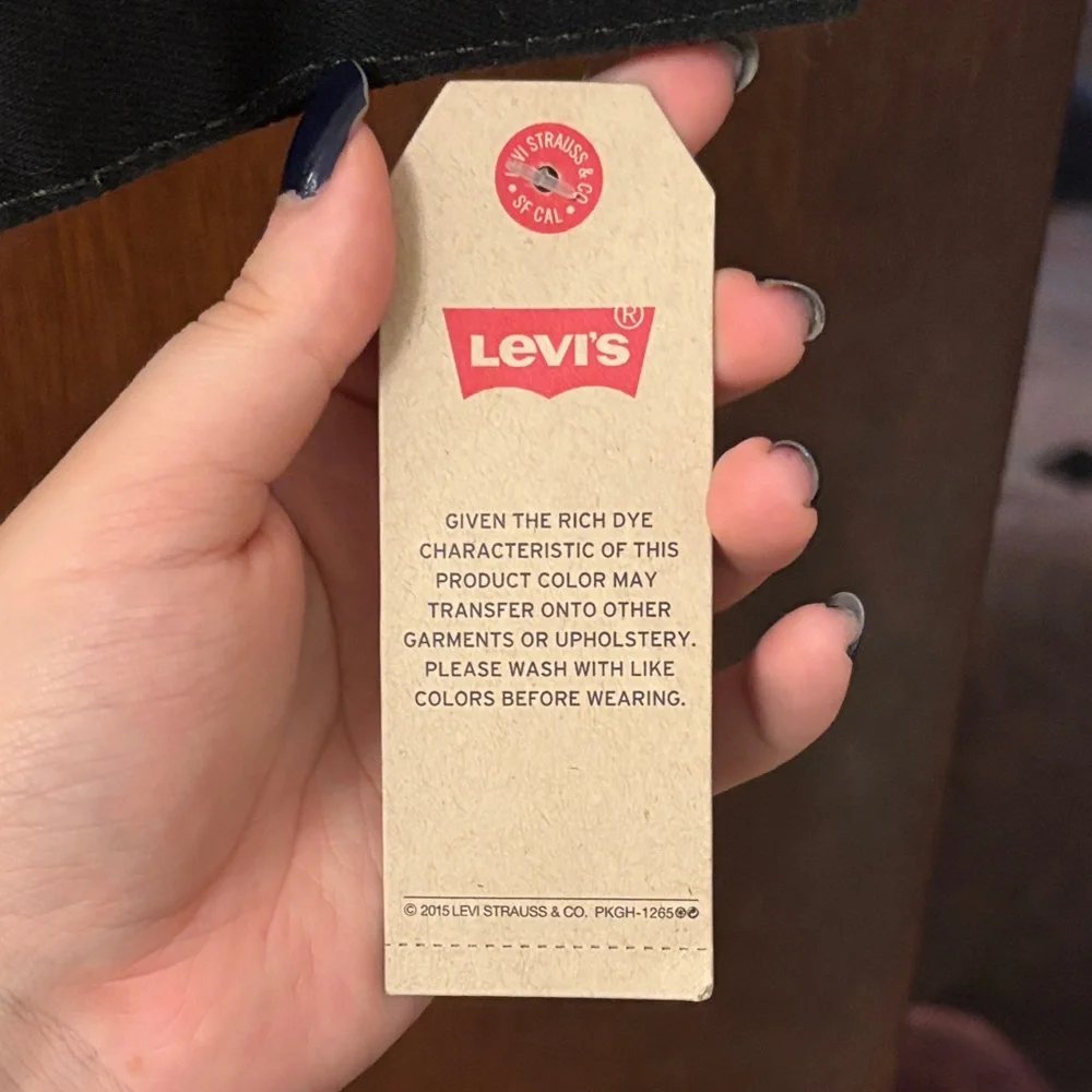 Levi's Kids Black Denim Trucker Jacket with Patch Accents